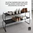 SAPATEIRA 2 RACKS IMELDA 318125-040 . PRETO - UMBRA