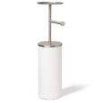 Porta Papel Higiênico Portaloo Branco/Níquel