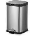 Lixeira Inox 12l Com Pedal E Balde Frame Brinox 3065/101