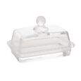 Mantegueira C/ Tampa Pearl 28863 Cristal De Chumbo 17X10,5X10Cm 012684 . 28863