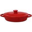 Cocotte Oval . Pcln-014Vm Porcelana 200 Ml 016706 Vermelho Pcln-014Vm