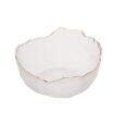 Bowl C/ Borda Martelado 28958 Cristal De Chumbo 13X6,5Cm 020090 Dourada 28958