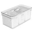 Organizador 3 Cestos Clear Fresh Of750Nt . 5 L 021231 Natural Of750Nt
