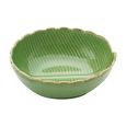 Centro De Mesa Decorativo De Ceramica Banana Leaf Verde 11,5X10X4,5Cm 4132 Verde 4132