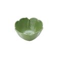 Centro De Mesa Decorativo De Ceramica Banana Leaf Verde 13X7Cm 4133 . 4133