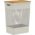 Cesto P/Roupa Fechado Grid Cg455Bgf . 49L 028811 Bege Cg455Bgf