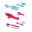 Cj Talheres Infantil 3 Pcs Playpark Bimbi 7750152 . . 028934 Azul Bebe/Lilas/Vermelho 7750152