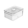 Organizador Clear Fresh 2,2L Com 2 Cestos Natural Of650Nt Natural Of650Nt