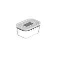 Pote De Vidro Hermetico Fresh Lock 370Ml Branco Fechado Pfl100Bcf Branco Pfl100Bcf