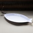 Travessa De Melamina Peixe Branca 58Cm X 28Cm 20943 Branca 20943