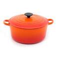 Panela Redonda Laranja 26 cm - Le Creuset